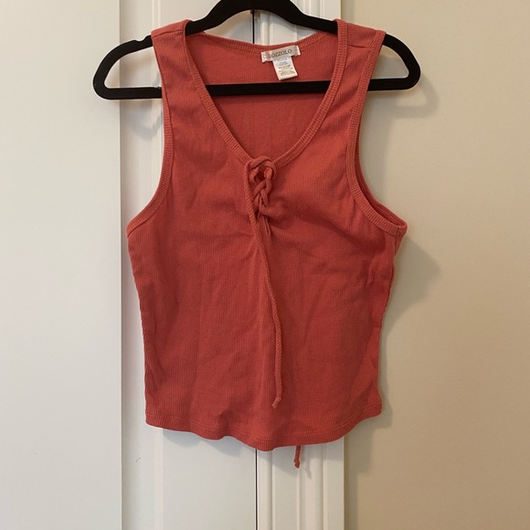 Tillys Lace up Tank Top - Picture 3 of 3